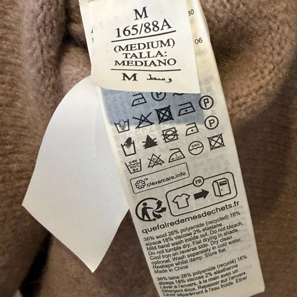 AllSaints Mauve Women's Sweater - Picture 3 of 4